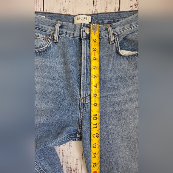Agolde Ren Wide Leg Jeans in Disclosure Light Wash Relaxed Size 29 - Picture 5 of 10